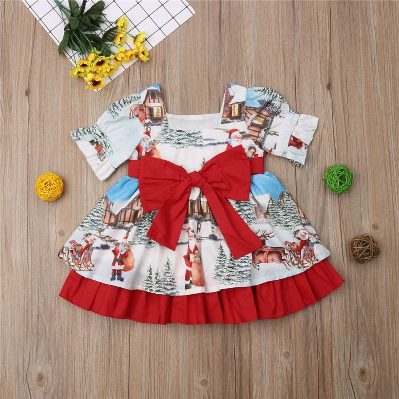 Retro Christmas Princess Dress