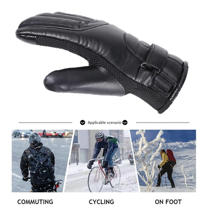 Electric USB Heated Gloves Winter Warming Thermal Ski Snow Hand Warm