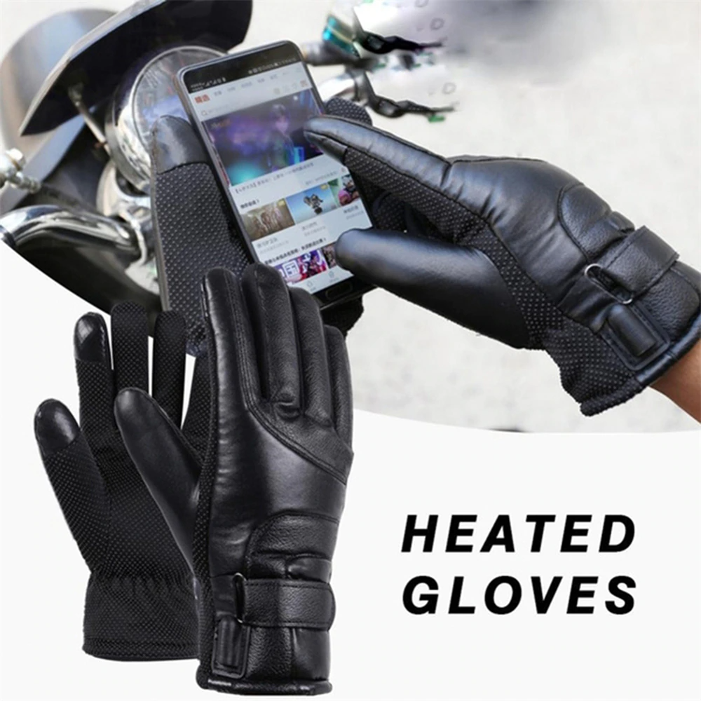 Electric USB Heated Gloves Winter Warming Thermal Ski Snow Hand Warm