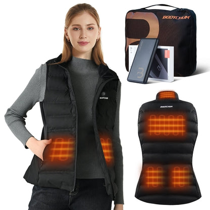 Men's/Women's Heated Vest with Battery Pack, Washable Fleece Heated