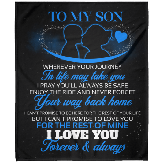 To My Son | FLM Arctic Fleece Blanket 50x60