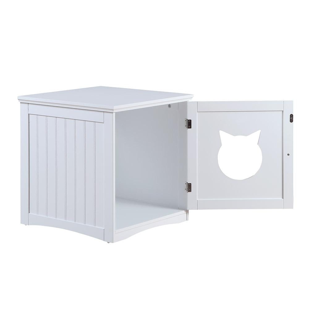 Cat House Side Table, Nightstand Pet House, Litter Box