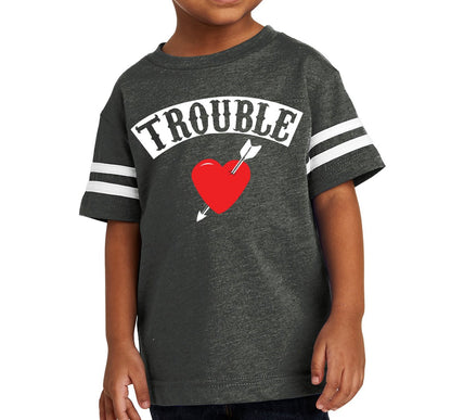 MOMMY & ME Trouble Maker & Trouble Shirts for Mom Baby and Kids