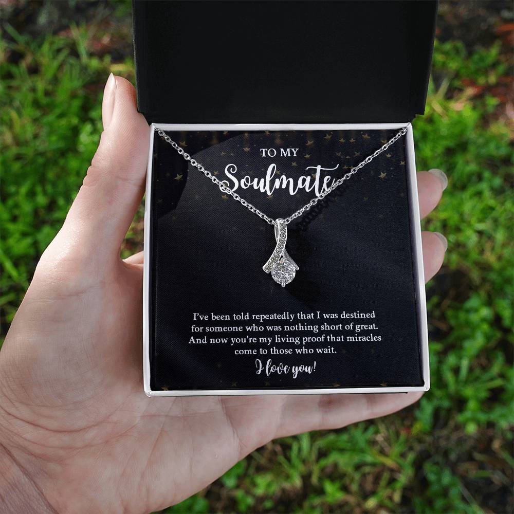 To My Soulmate | I Love You - Alluring Beauty necklace