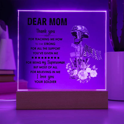 For Mom | Square Acrylic Plaque