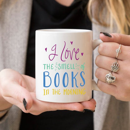 I Love The Smell Of Books - Mug