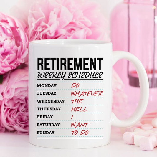 Retirement Weekly Schedule