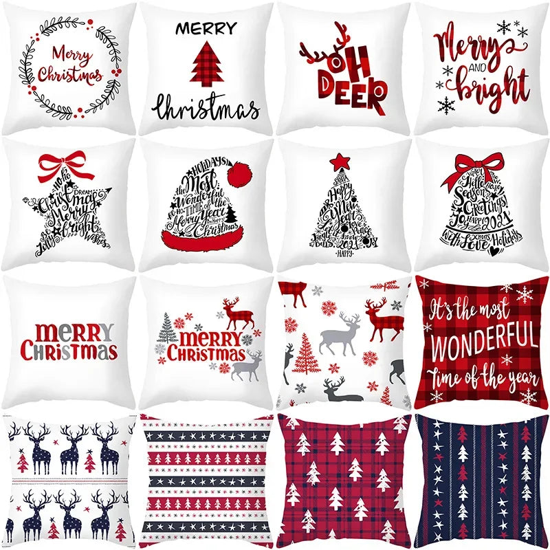 Holiday Throw Pillow Covers