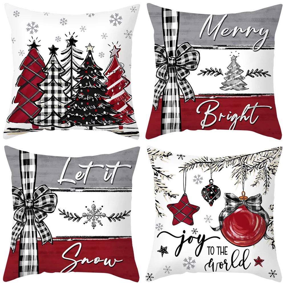 Holiday Throw Pillow Covers