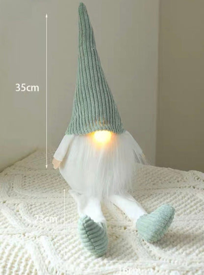 Nordic Christmas Gnomes Elves Dolls with Led Lights