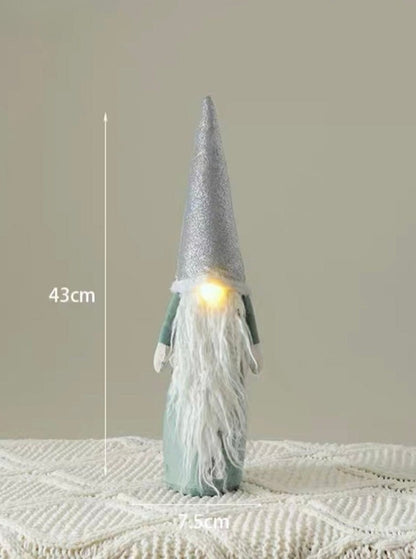 Nordic Christmas Gnomes Elves Dolls with Led Lights