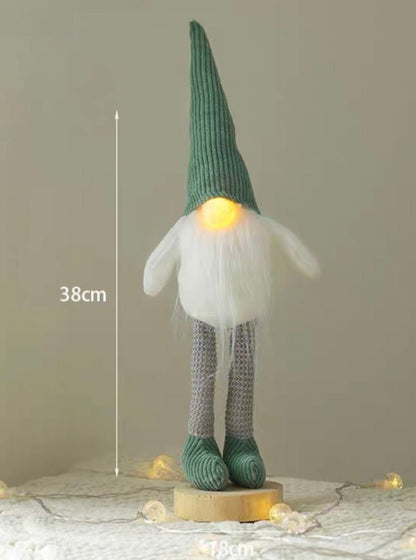 Nordic Christmas Gnomes Elves Dolls with Led Lights